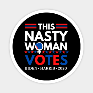 This Nasty Woman Votes Anti Trump Design Magnet